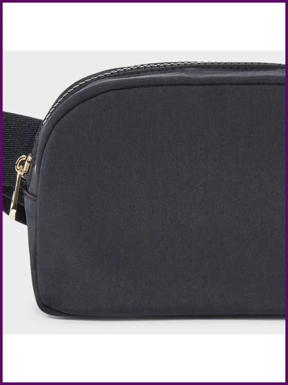 Woven Belt Crossbody Bag with Exterior Zip Pocket